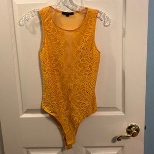 Ambiance yellow bodysuit